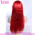 Perucas do laço por atacado marca de cabelo vermelho comprido cabelo humano Top Beauty